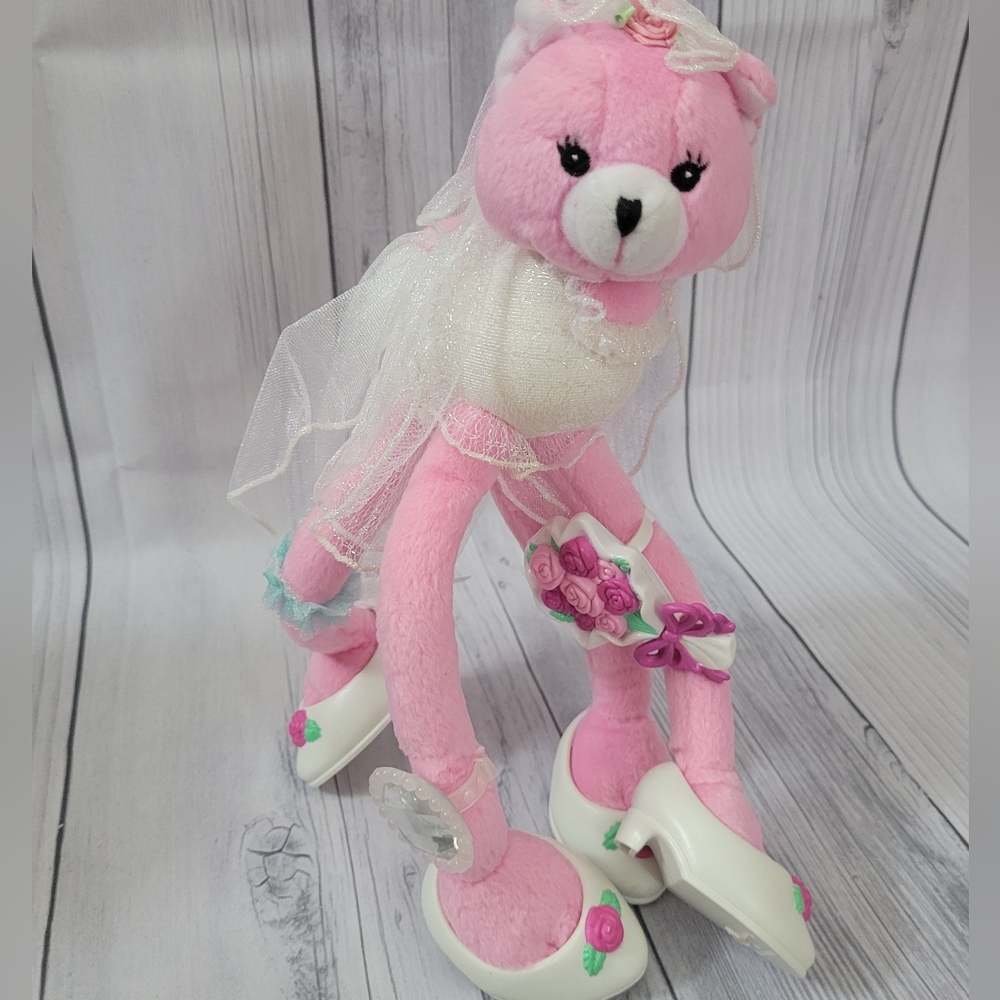 Barbie Mattel 2002 Bride Posable Cat Plush RARE